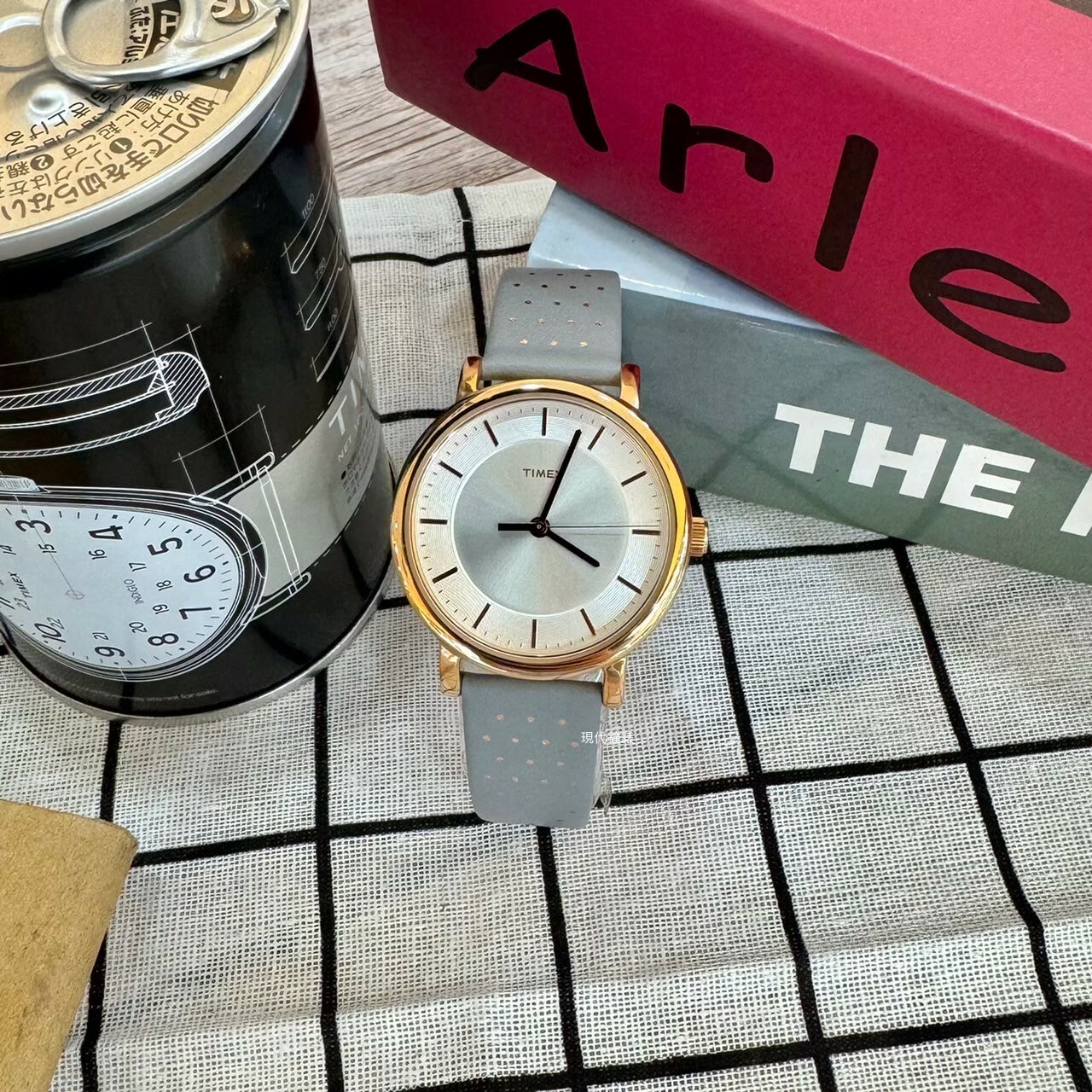 【TIMEX 天美時】Style風格系列(灰點點/白) TXTW2R27400 38mm 現代鐘錶