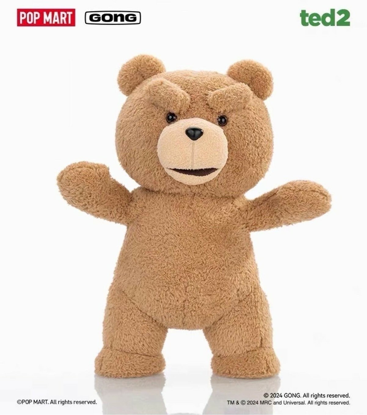 POP MART泡泡瑪特《Ted2》 熊麻吉 泰迪熊 可動玩偶 公仔