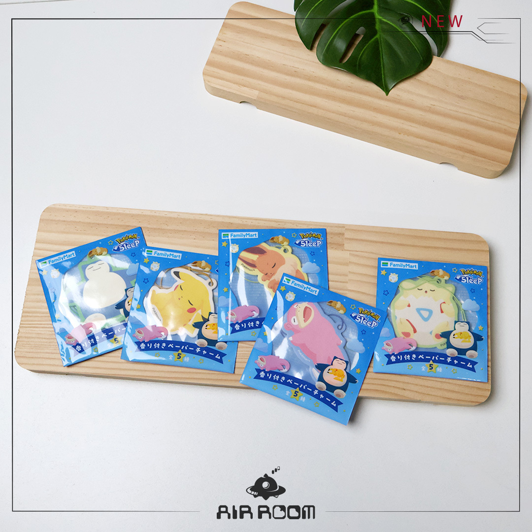 POKEMON SLEEP 日本 全家 便利 商品 寶可夢 卡比獸 皮卡丘 伊布 呆呆獸 波克比 芳香 香片 現貨