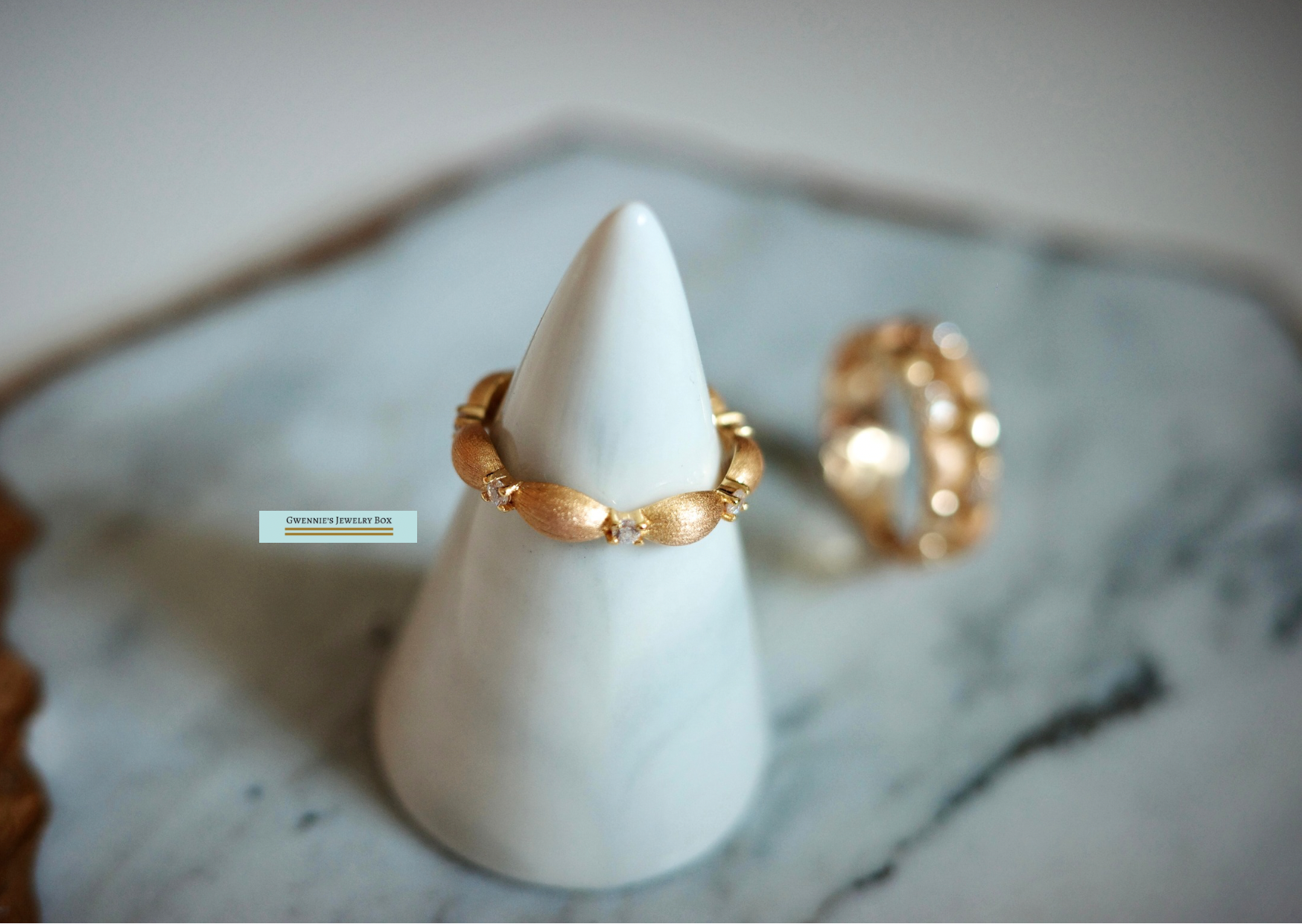 蛋糕裝飾系列戒指 - 【奶油花裙】【彩糖心心】