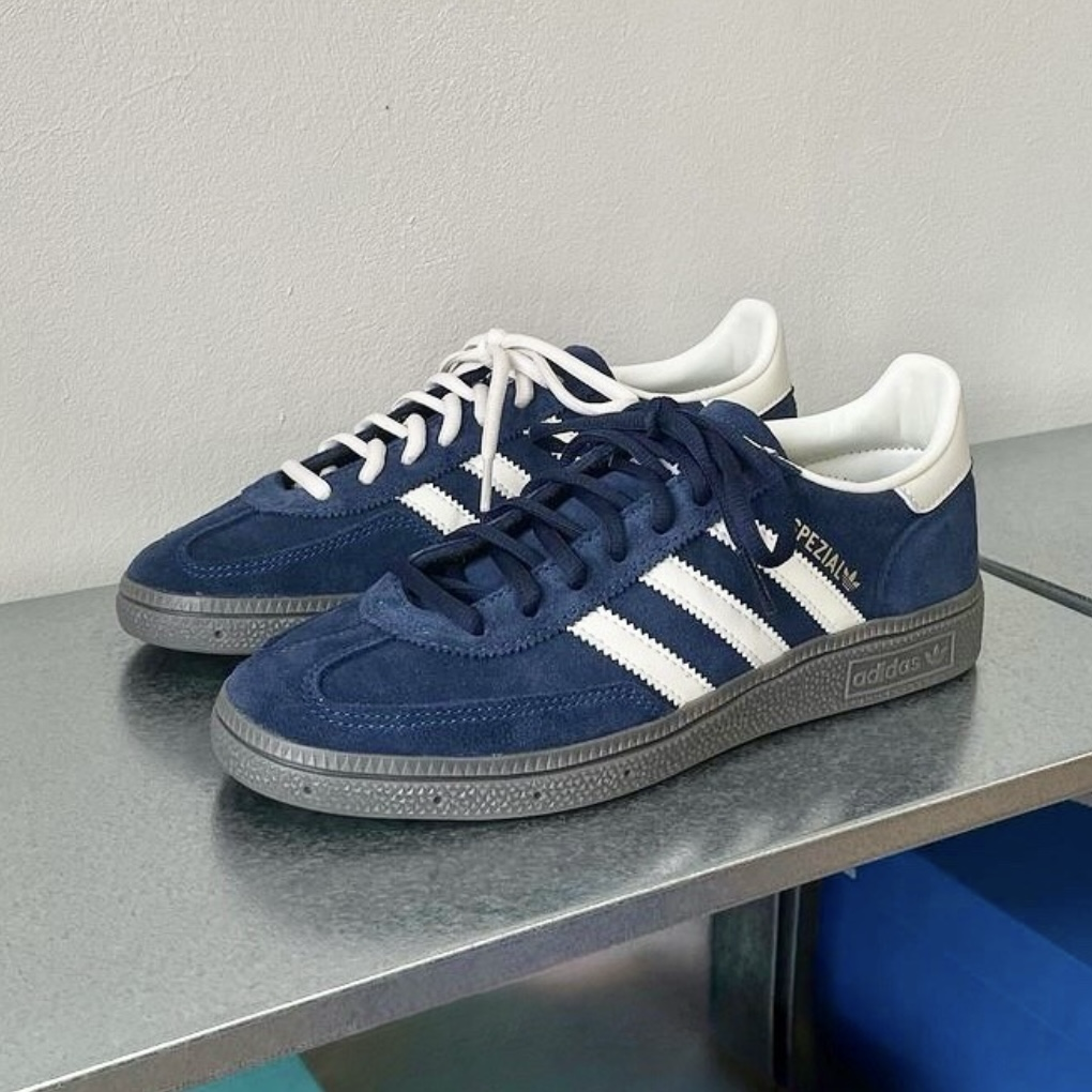 Adidas Handball Spezial Night Indigo 暗夜藍 深藍米白 麂皮 經典 復古 低筒休閒鞋