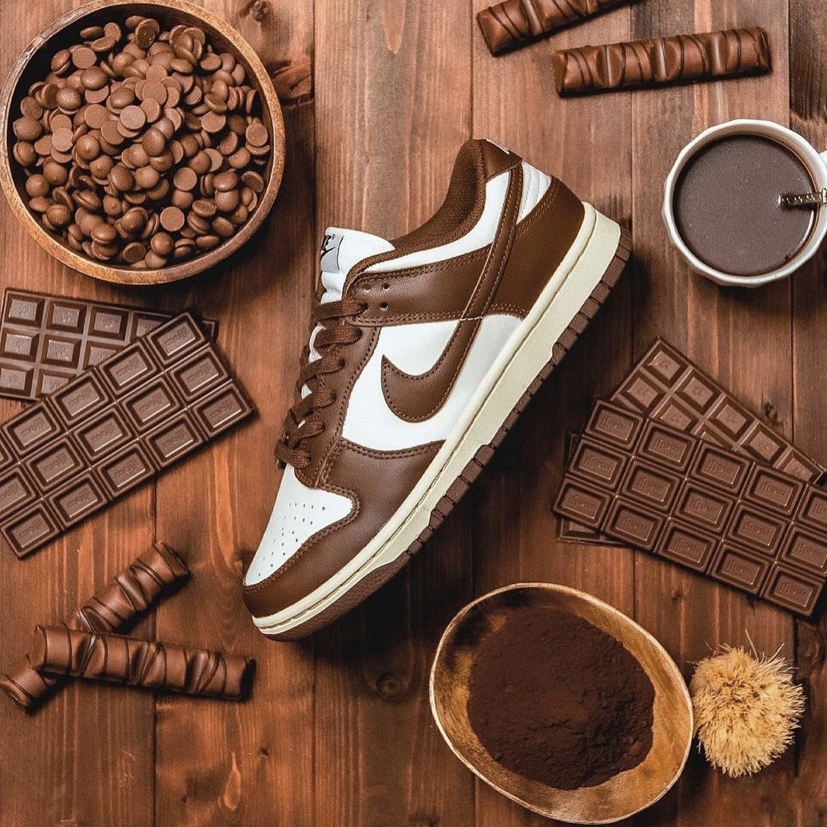 Nike Dunk Low Brown and Sail 可可咖啡 巧克力 奶油底 女鞋