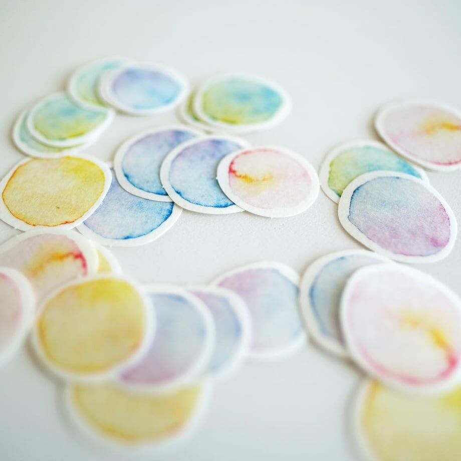 華爾滋 30枚 和紙貼紙包 F-003｜日本 yohaku