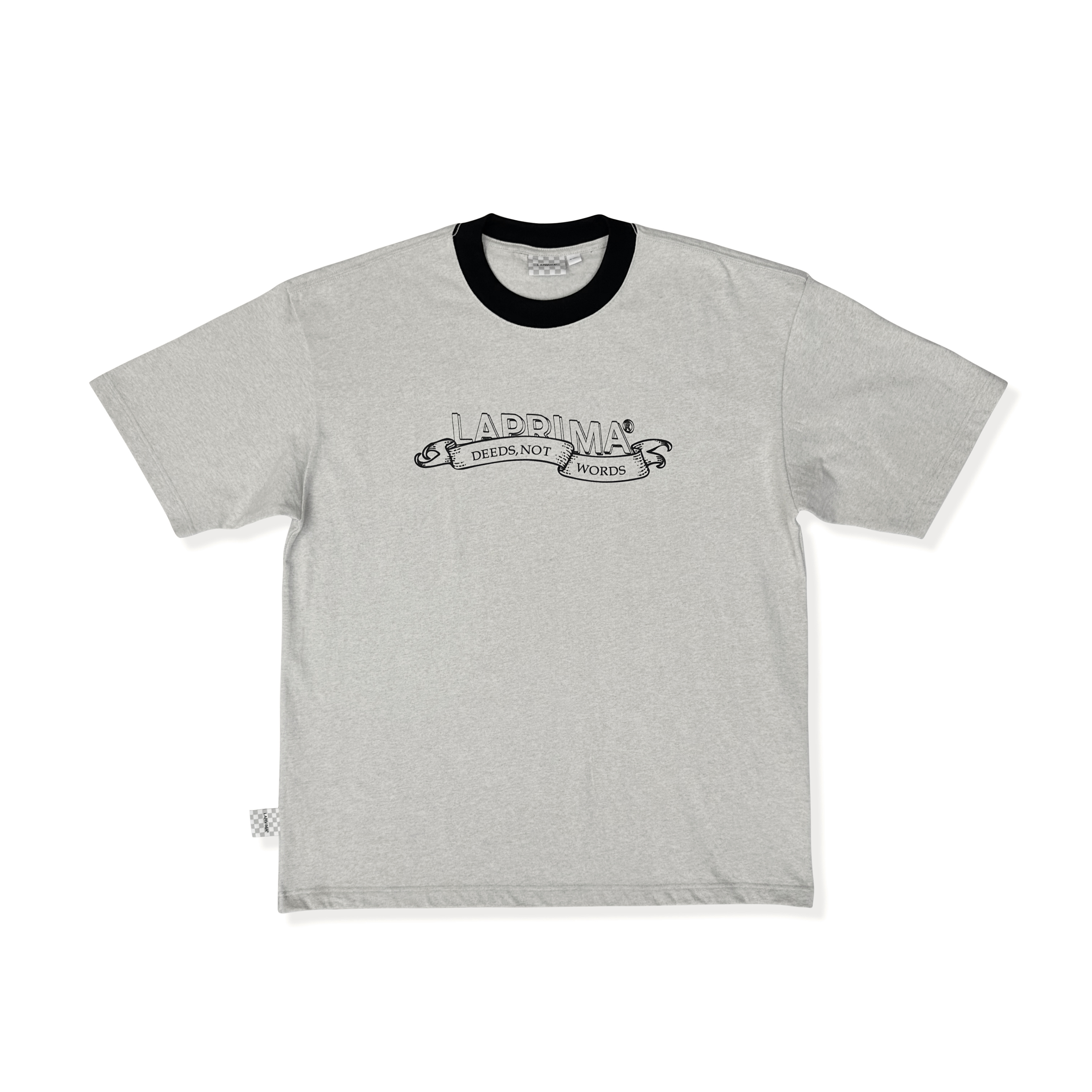 LAPRIMA 飄旗Logo植絨印花圓領短Tee