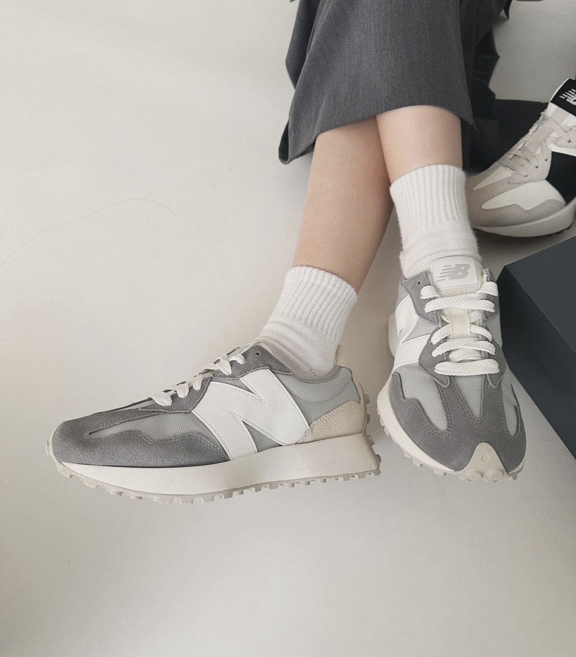 New Balance NB 327 奶茶灰 灰色 低飽和 麂皮 復古 慢跑鞋 U327FF/預購