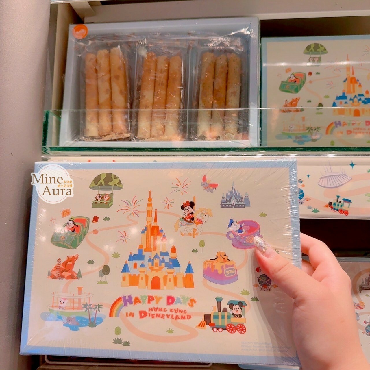 Happy Days 系列 米奇 Mickey 好友集合 奶油蛋捲 禮盒 -香港迪士尼樂園