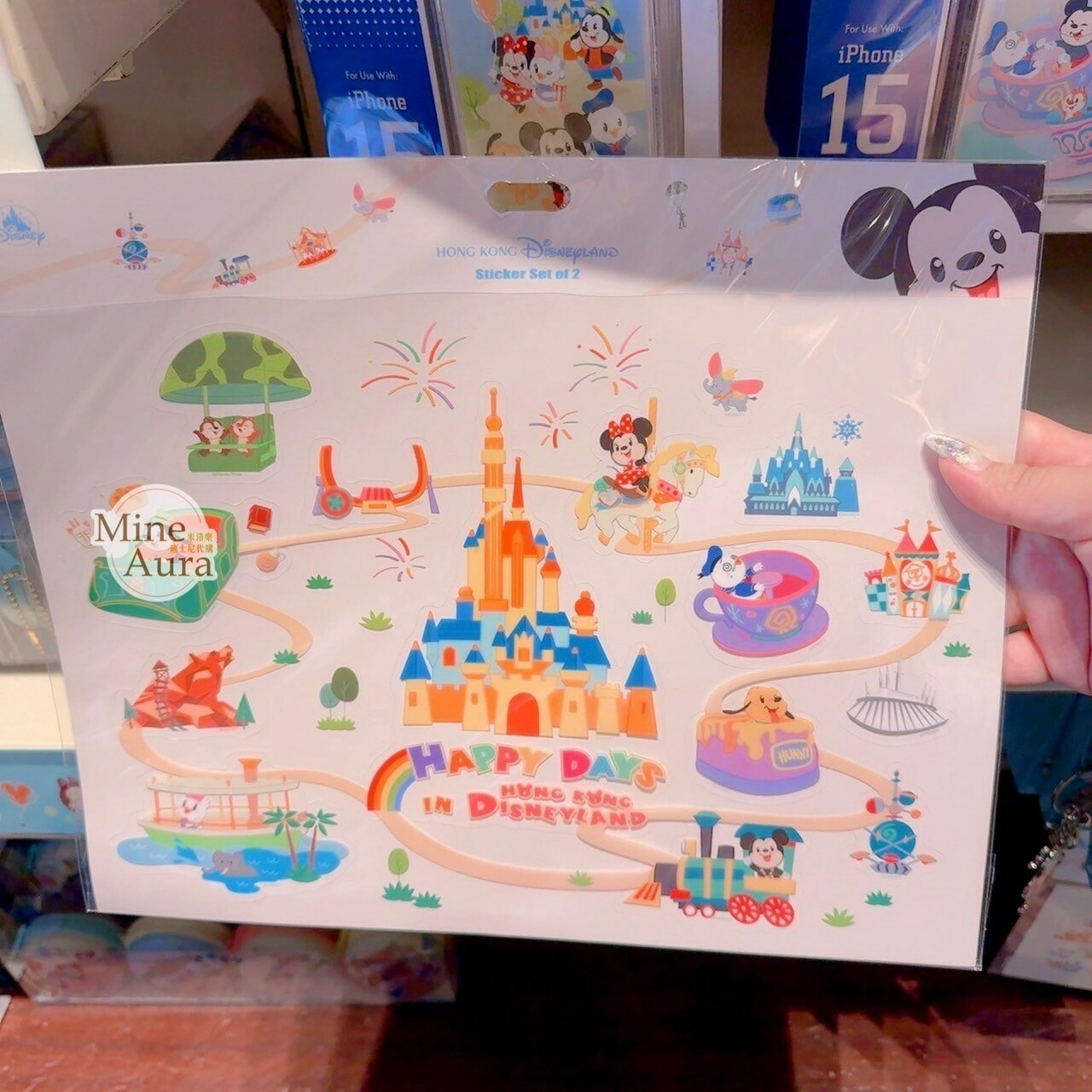Happy Days 系列 米奇 Mickey 好友集合 貼紙 文具用品 -香港迪士尼樂園