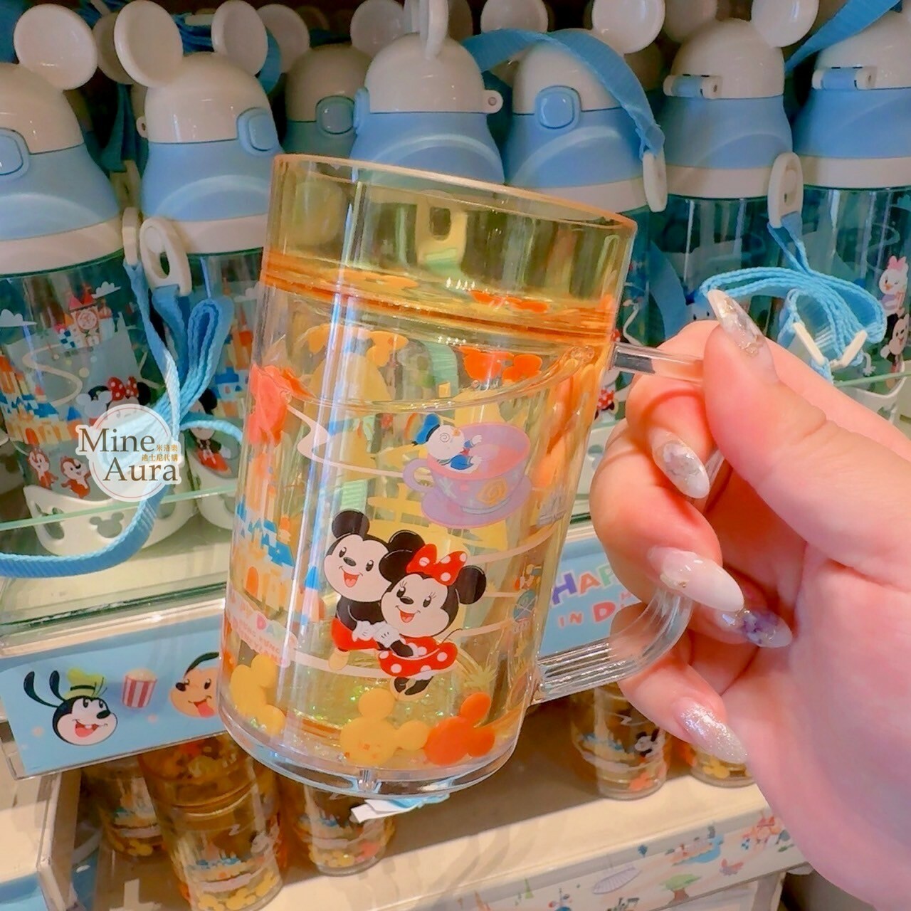 Happy Days 系列 米奇 Mickey 好友集合 圖案 液體設計 水杯 -香港迪士尼樂園