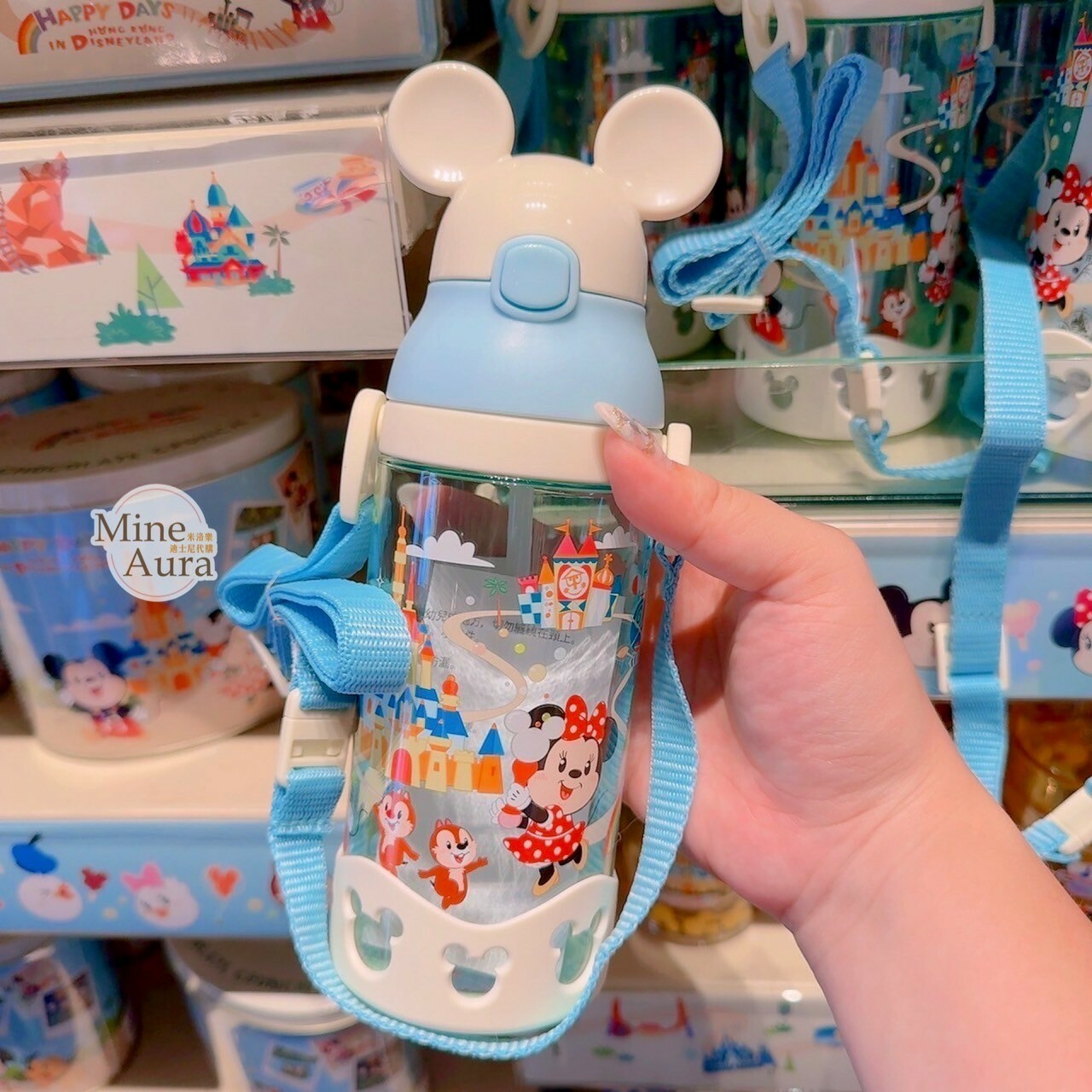 Happy Days 系列 米奇 Mickey 好友集合 米奇頭造型 水壺 -香港迪士尼樂園