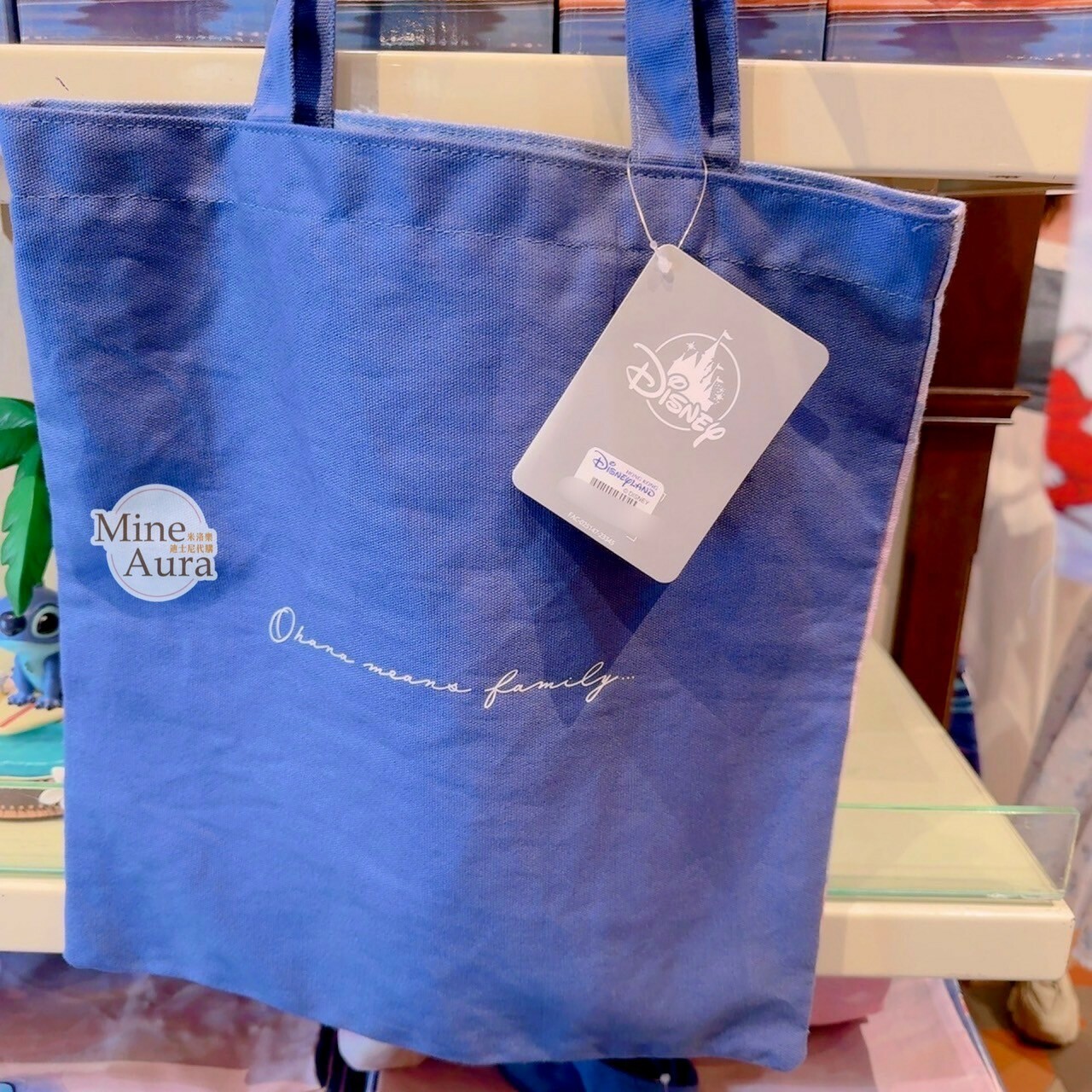 史迪奇 Stitch 海灘日落系列 圖案 手提 肩背 帆布袋 帆布包 星際寶貝 Lilo & Stitch -香港迪士尼樂園