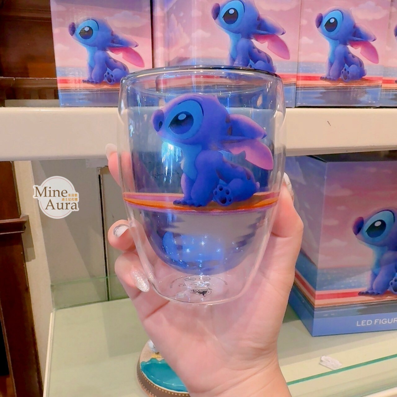 史迪奇 Stitch 海灘日落系列 圖案 雙層設計 水杯 星際寶貝 Lilo & Stitch -香港迪士尼樂園