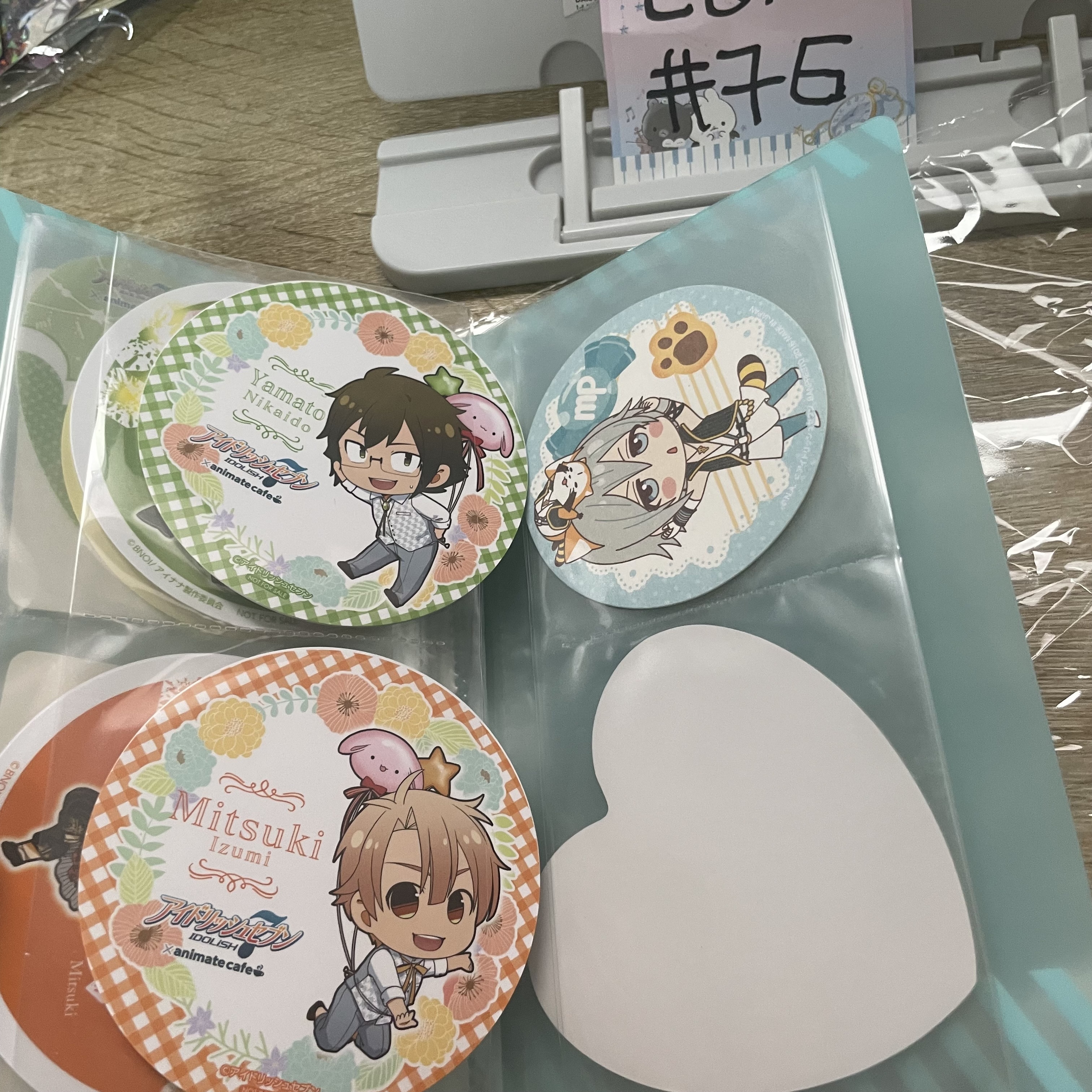 I7 杯墊 收納冊 SET ZX217 #76