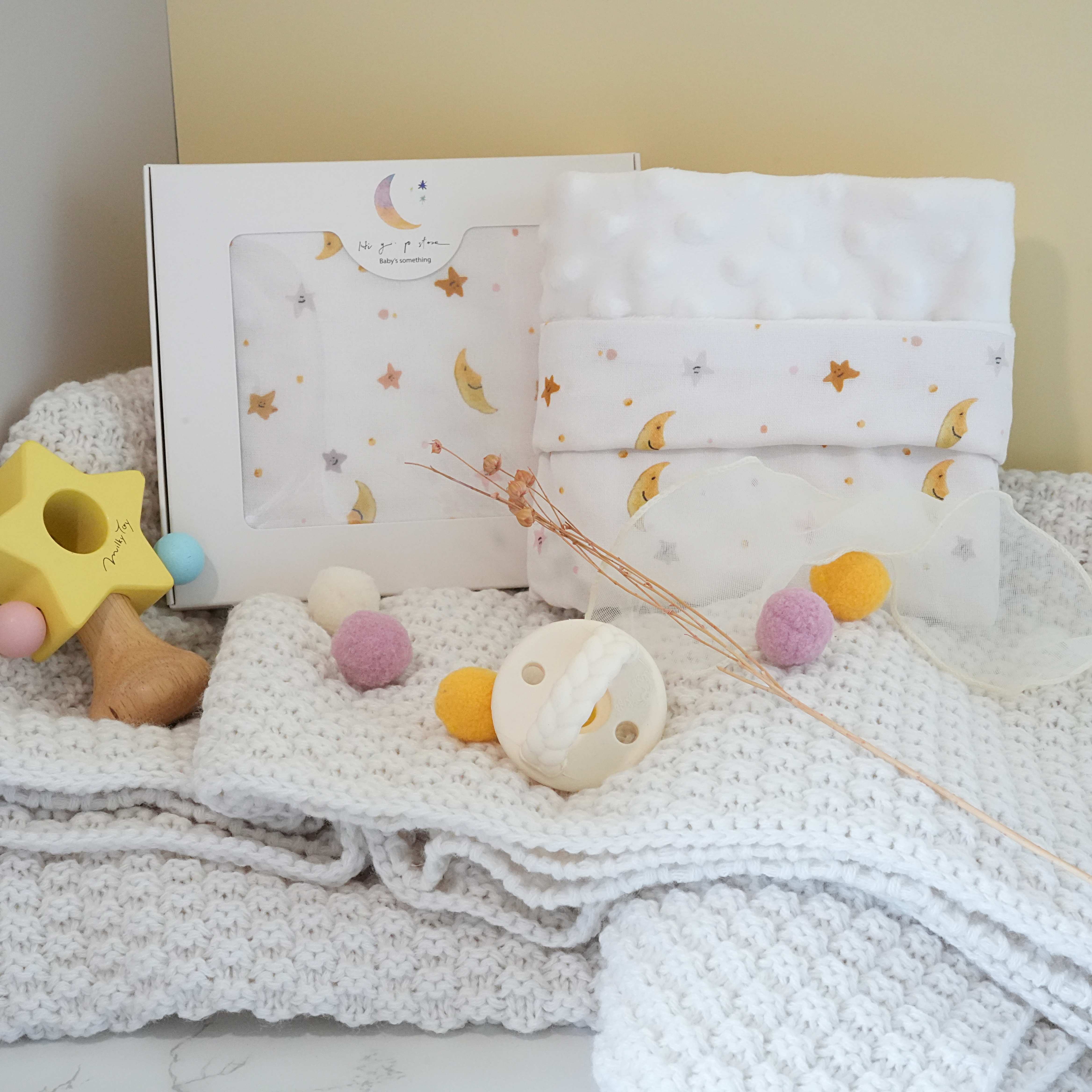 Hi Y.P store-嬰兒車蓋毯-獨家設計款-月光星海