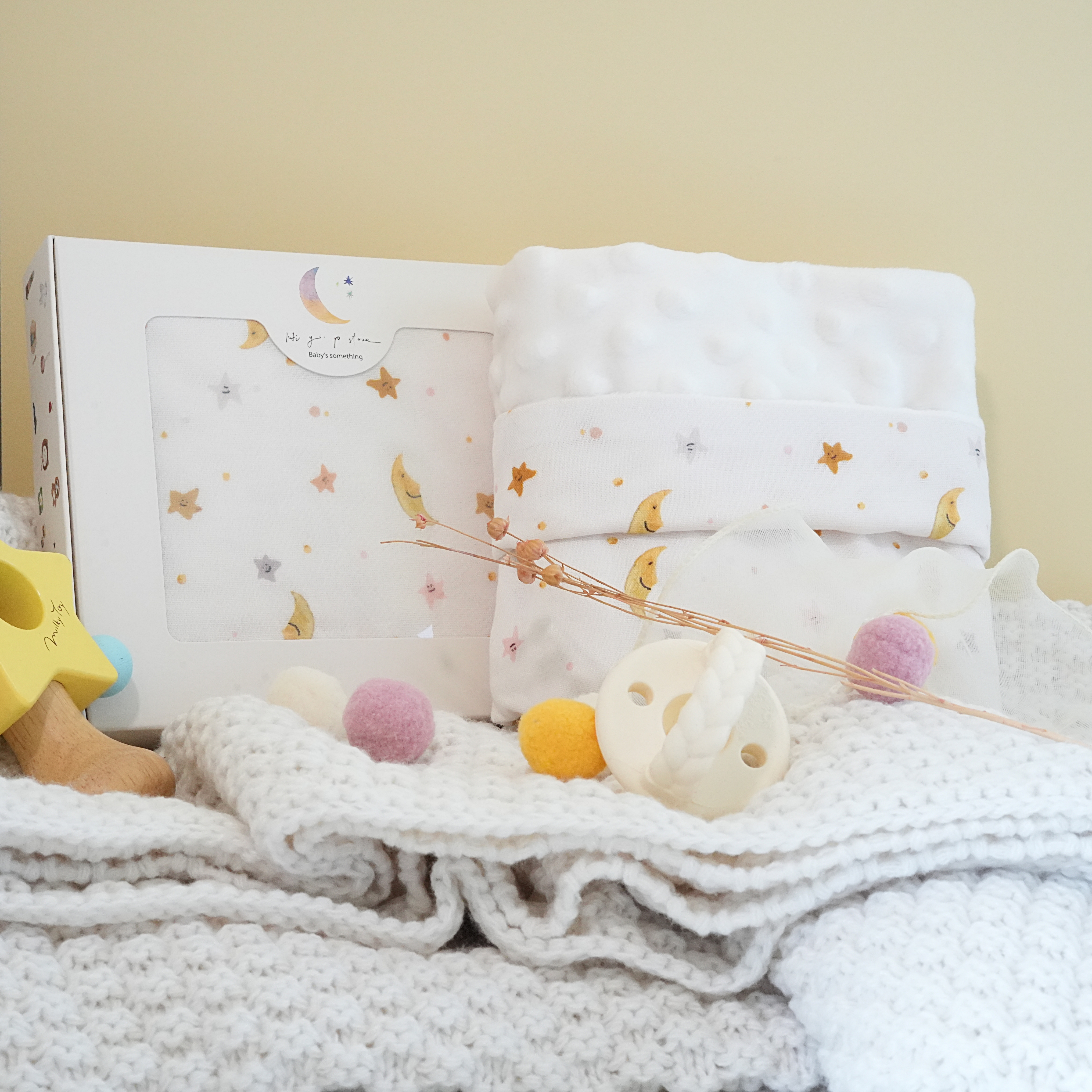 Hi Y.P store-嬰兒車蓋毯-獨家設計款-月光星海