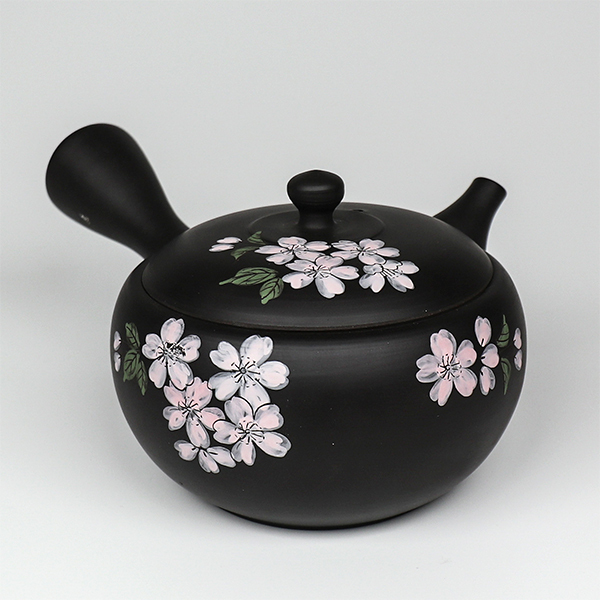 【玉光】黑中丸櫻 橫手急須0.27L