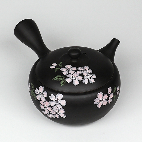 【玉光】黑中丸櫻 橫手急須0.27L