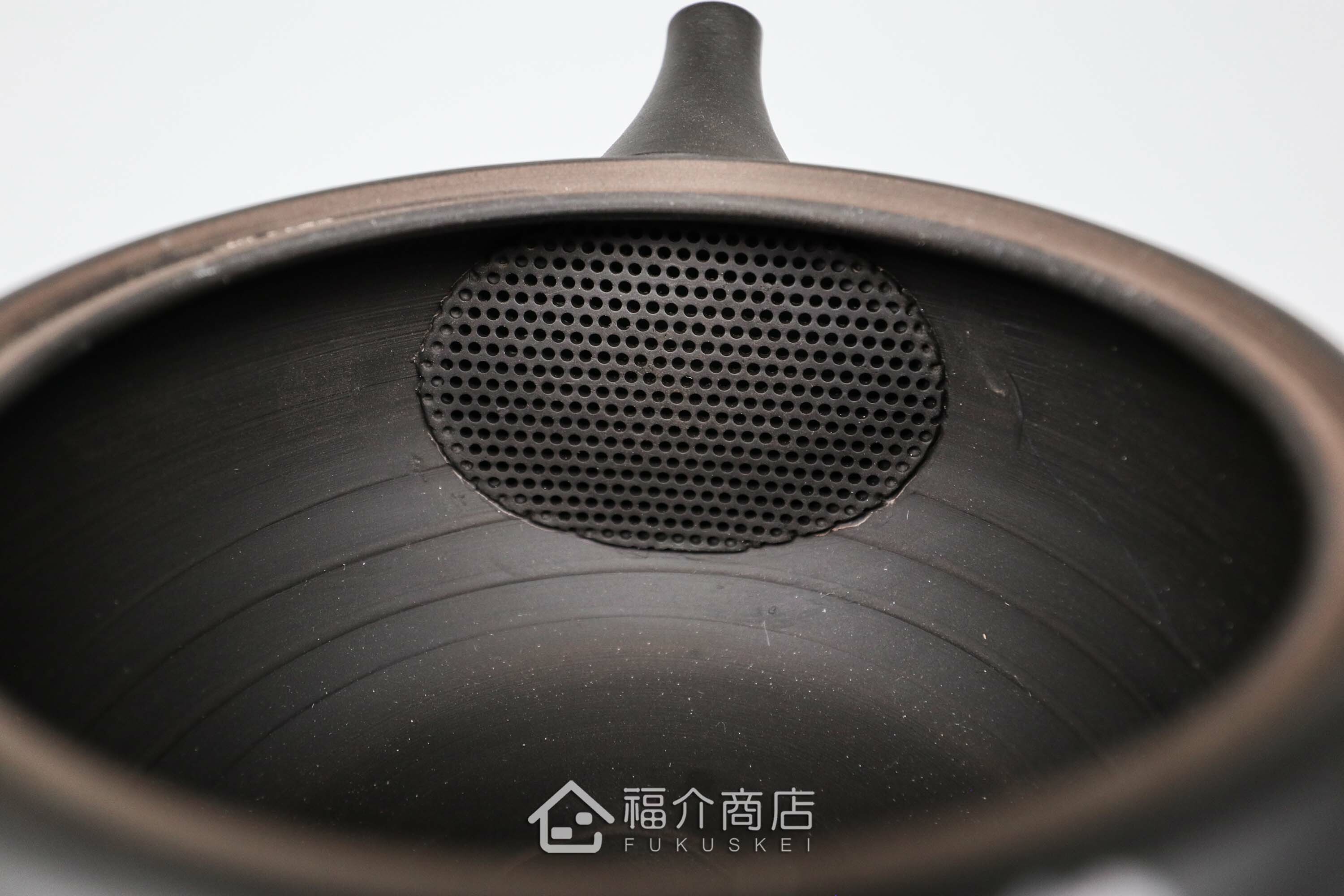 泡茶用的花造型日本陶壺