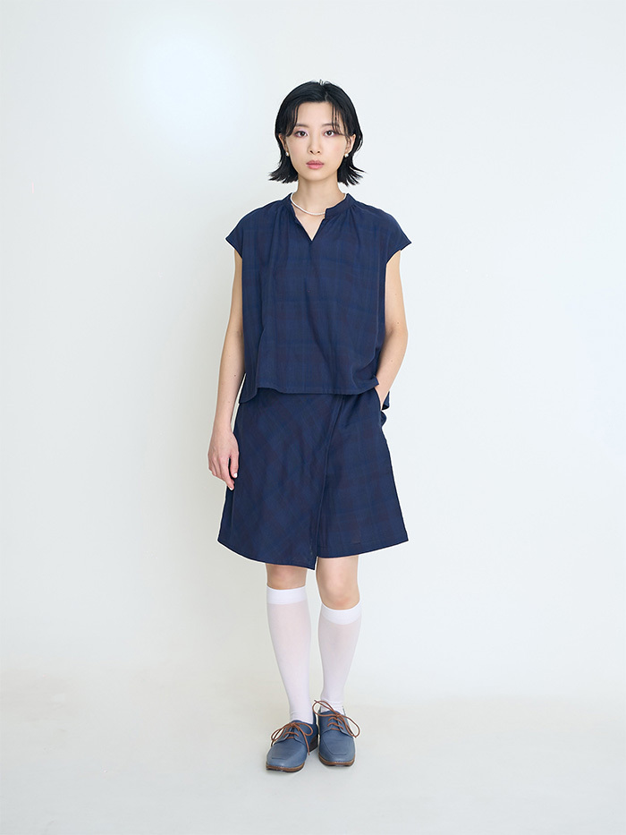 雨後晨曦腰節短褲裙-午晨