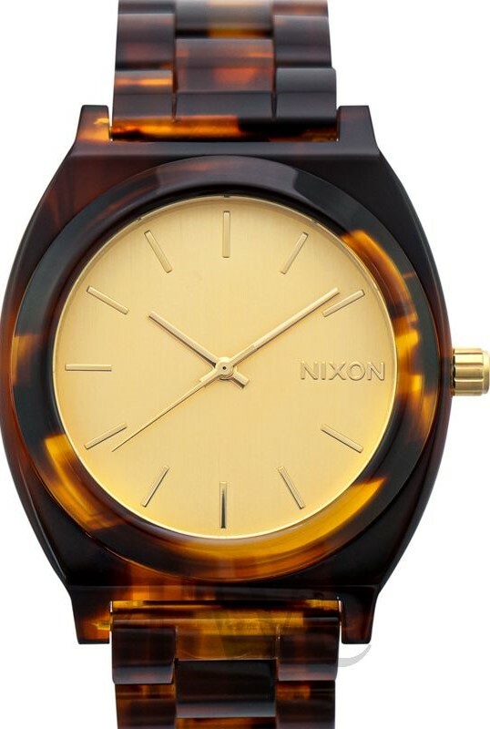萬年鐘錶 - NIXON 尼克森  衝浪錶   Time Teller  獨特時尚玳瑁紋男錶 / 女錶  A327-1424  錶徑40MM