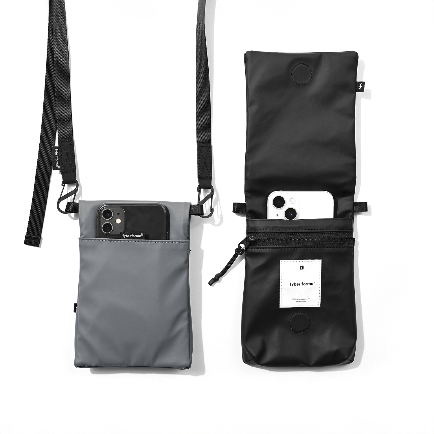 【FyberForma】LAYR Mobile 側背手機包 黑