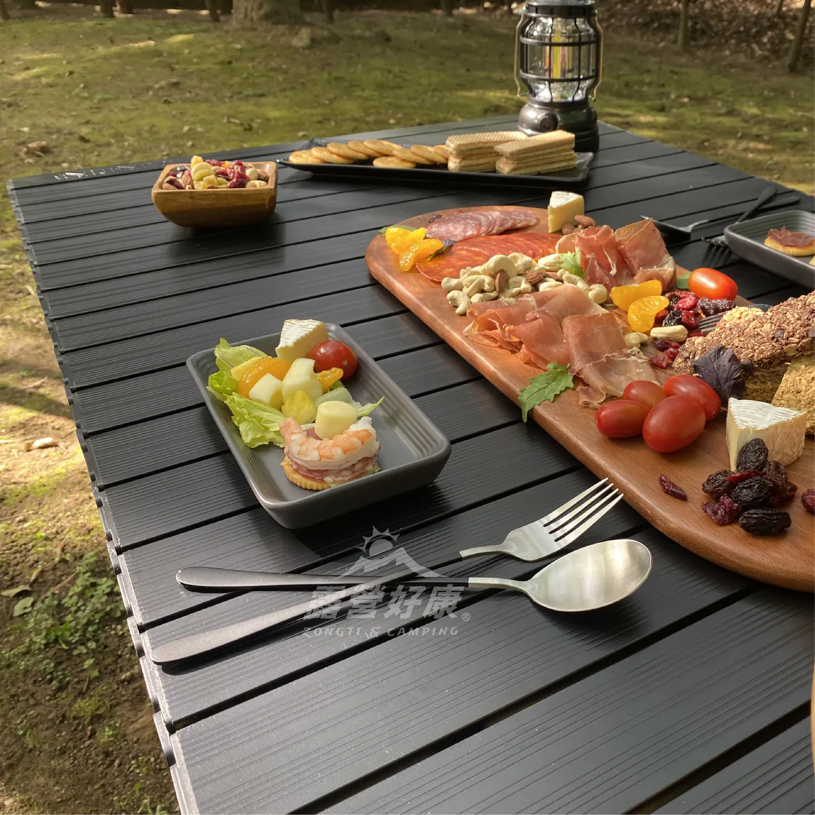 【Lumikenkä 露米】120CM無段式鋁捲桌 D-6-3