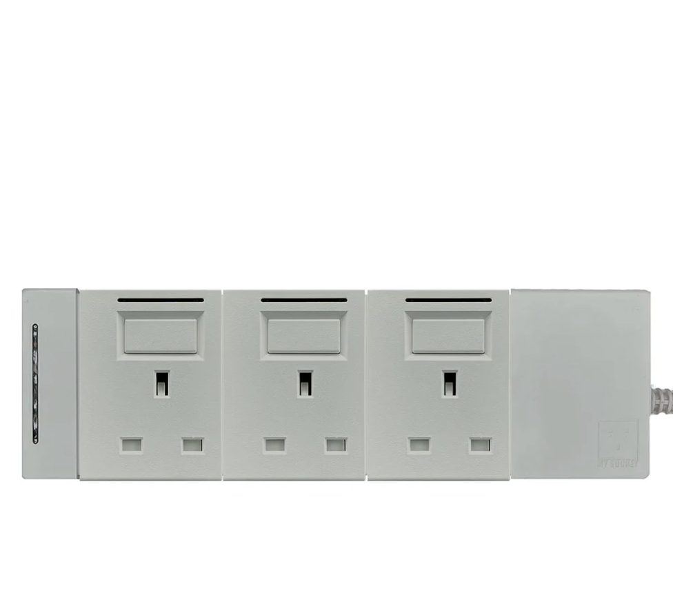 3模組 - 13A + 開關組合｜單色系列｜MY SOCKET 組合拖板