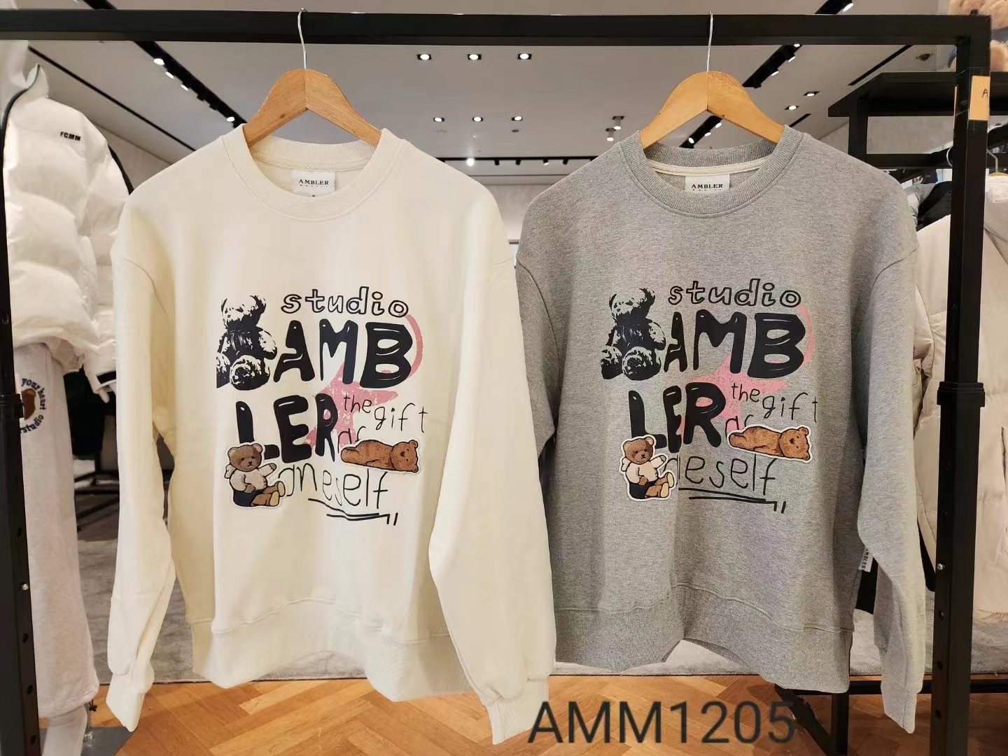 韓國代購 AMBLER 反季節特價不加絨衛衣AMM1205