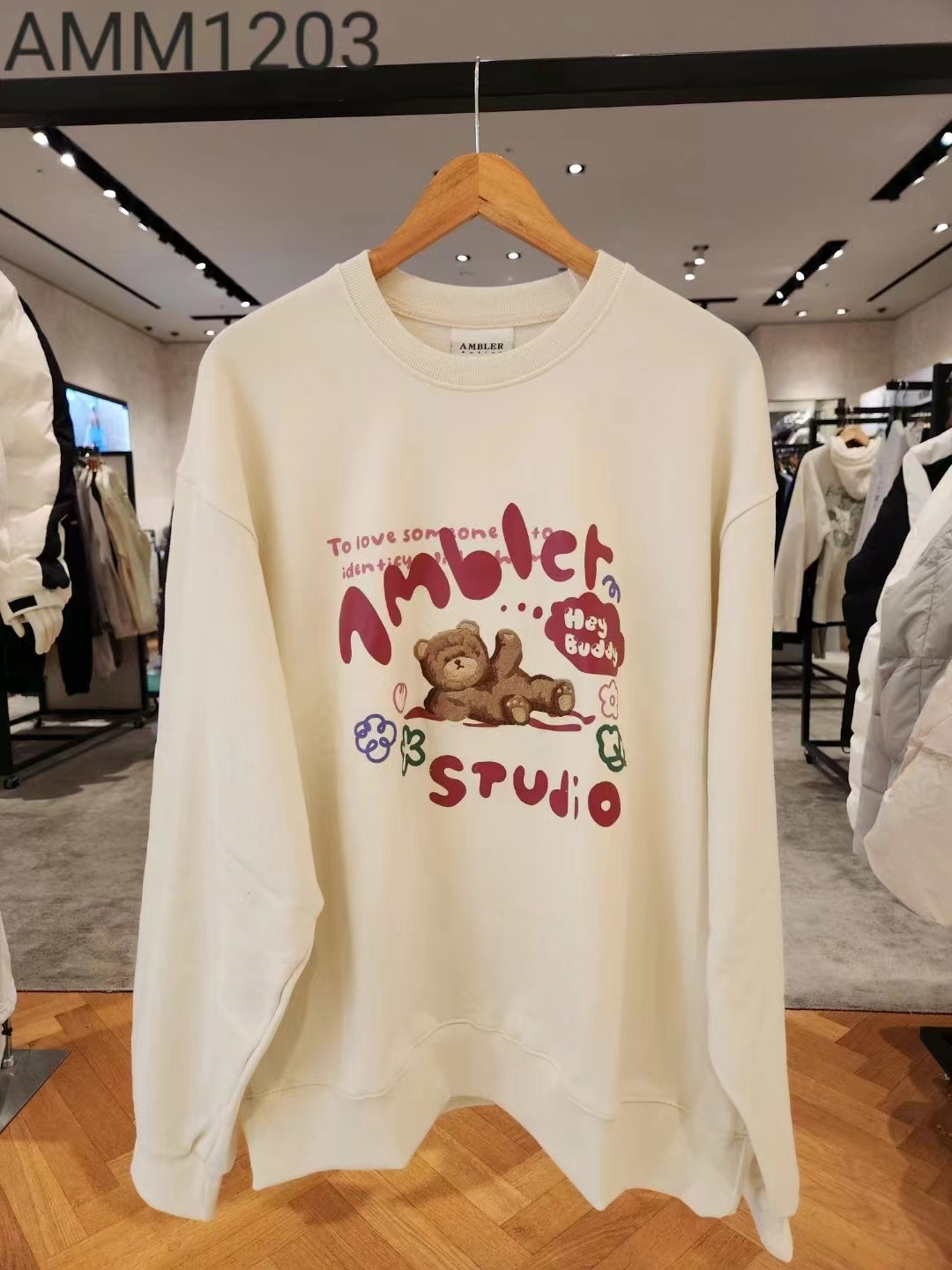 韓國代購 AMBLER 反季節特價不加絨衛衣AMM1203