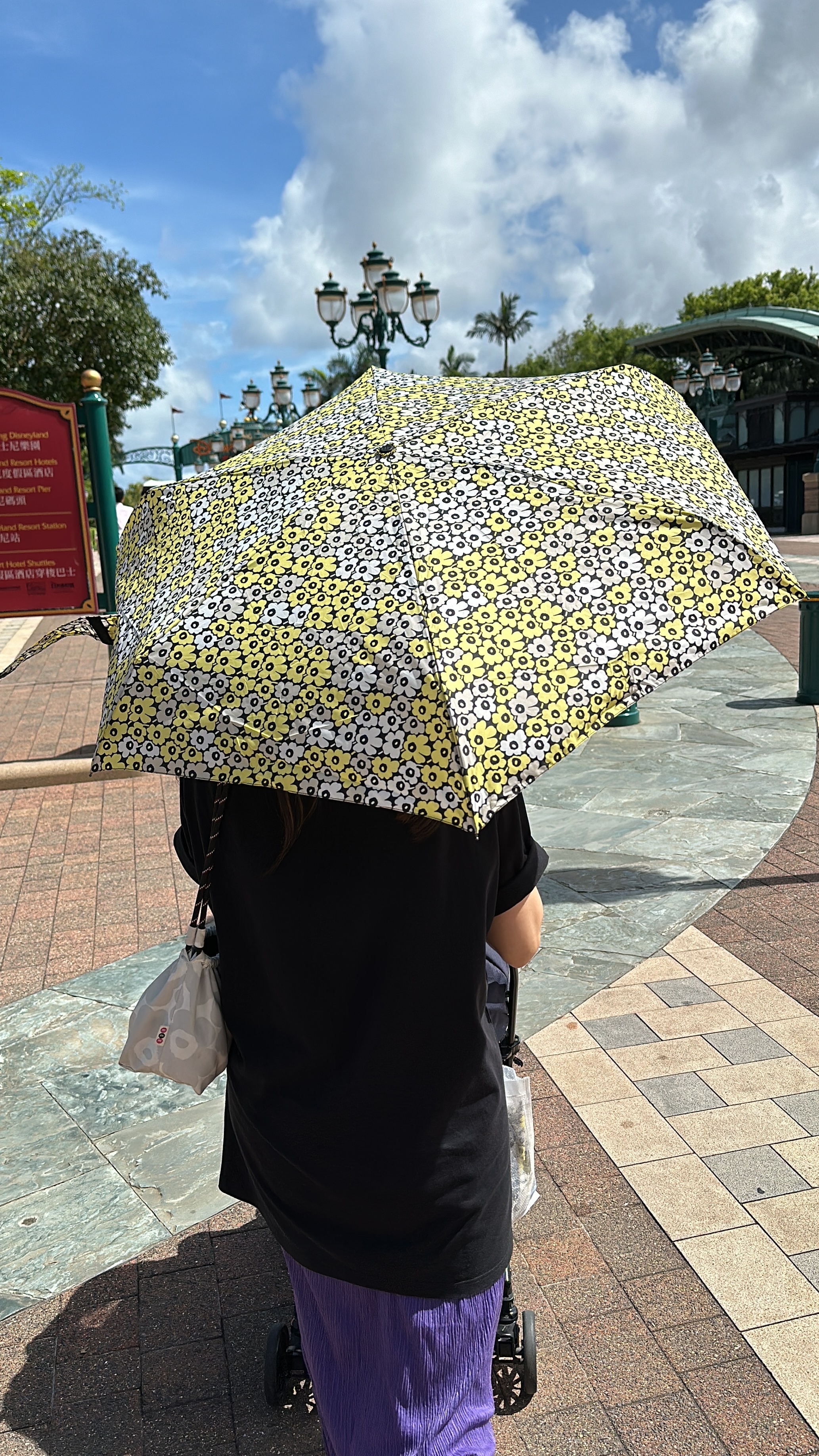 代購現貨 | Marimekko yellow nano Unikko umbrella 縮骨遮