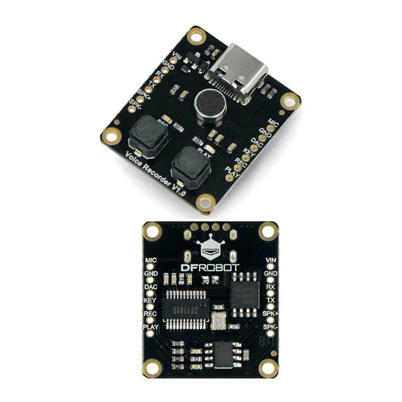 DFRobot Fermion: DF1101S語音錄放模組