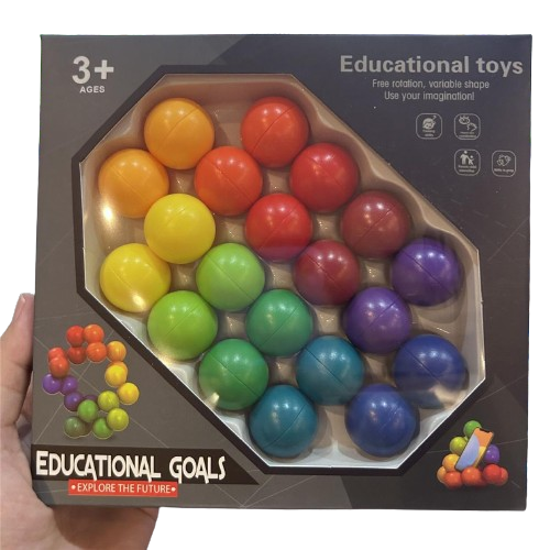【健智遊戲】益智百變串珠3D解壓球