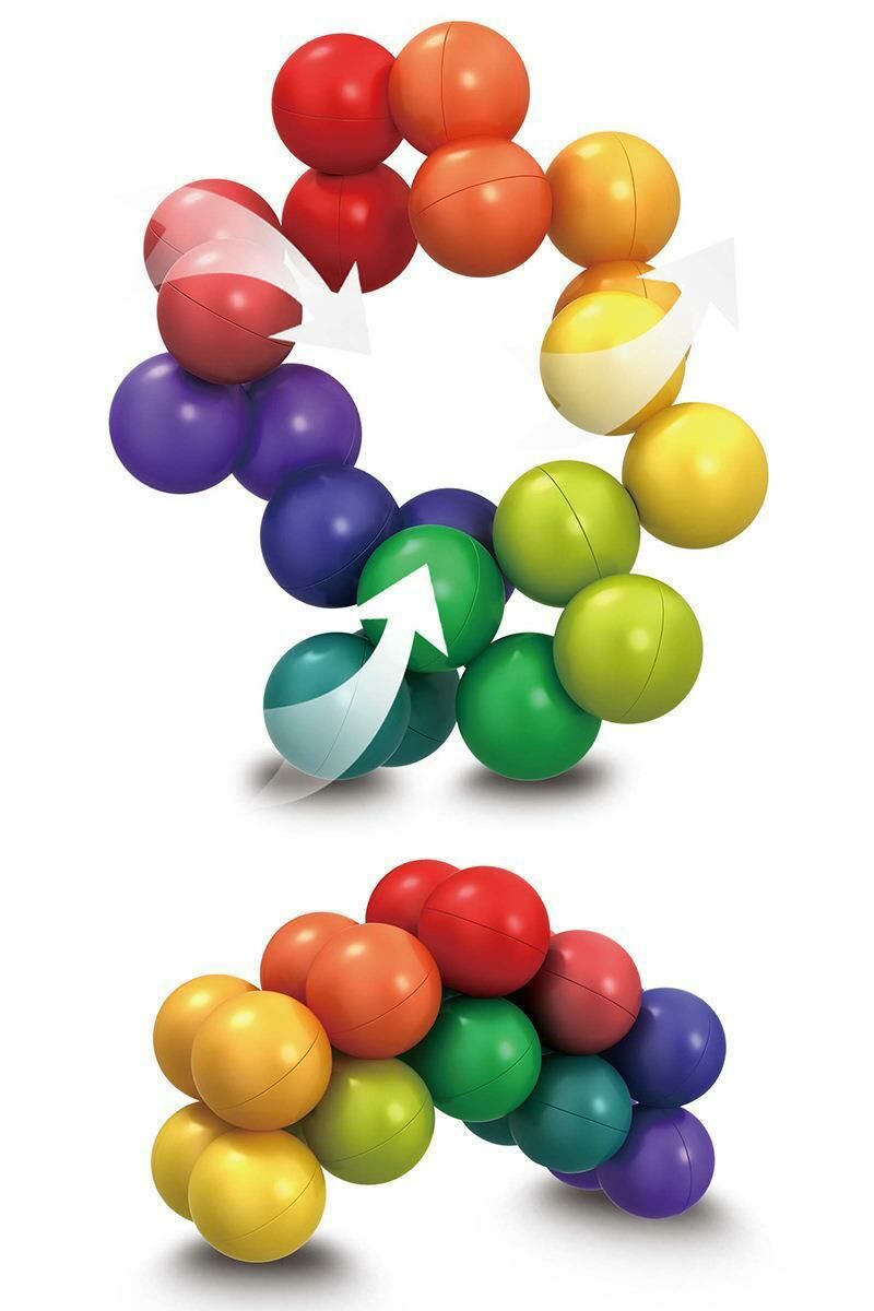 【健智遊戲】益智百變串珠3D解壓球