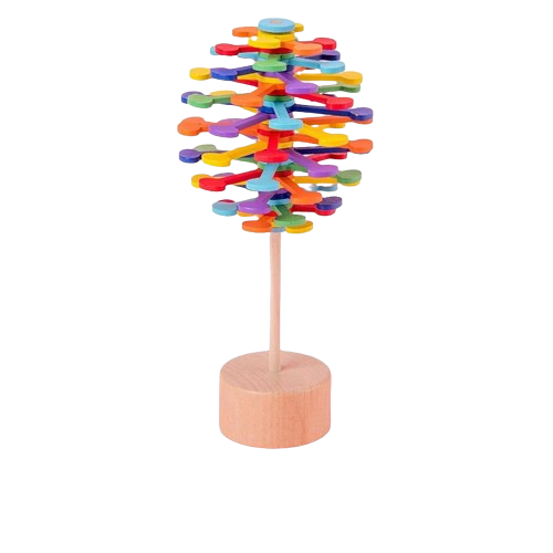 【健智遊戲】螺旋木製減壓轉轉樂