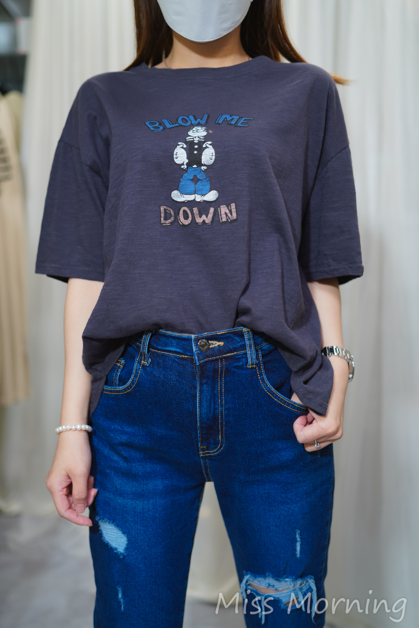 大力水手圖案款上衣(14017)