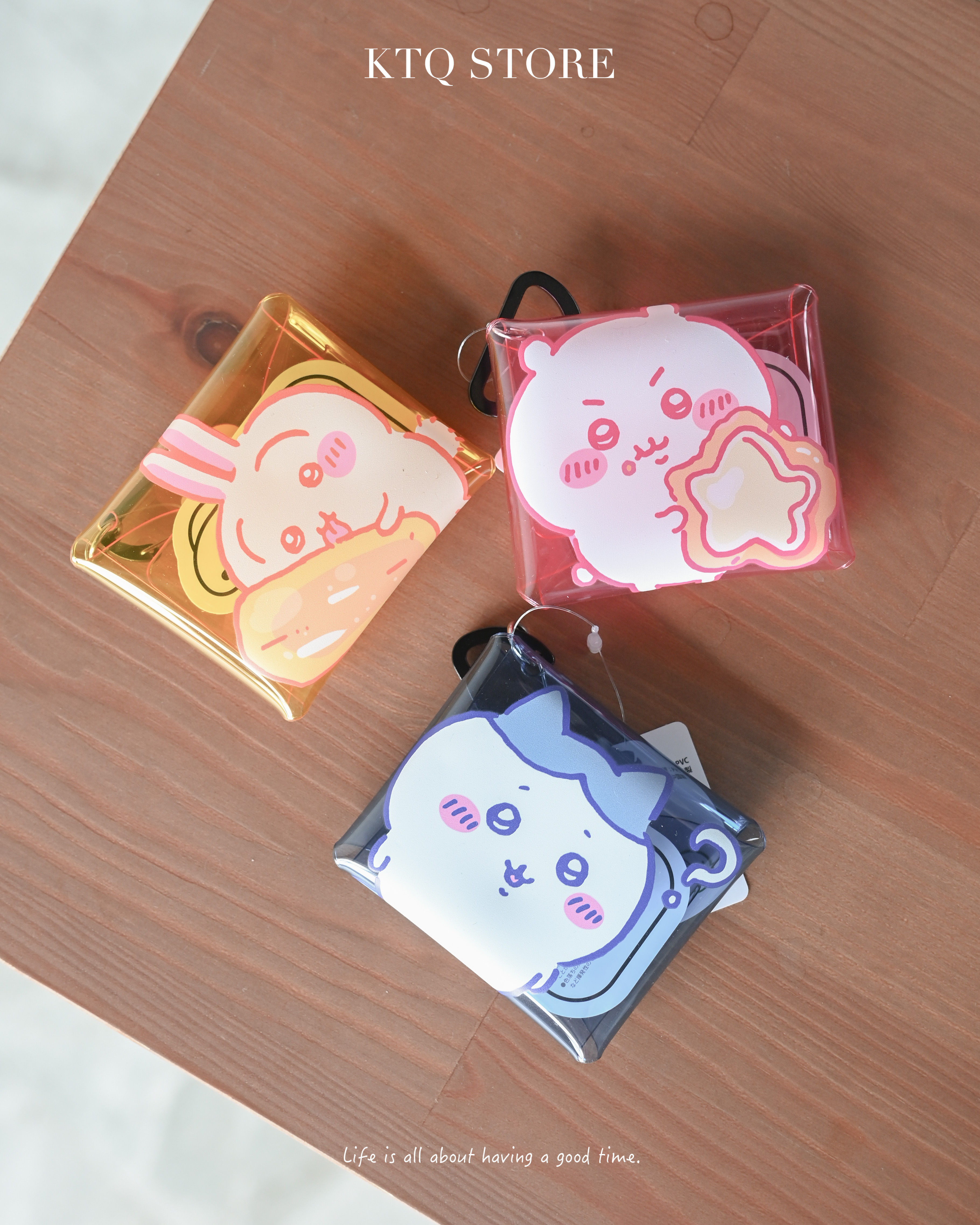 KTQ STORE ‧ 現貨 日本 Chiikawa 吉伊卡哇 透明掛包 零錢包