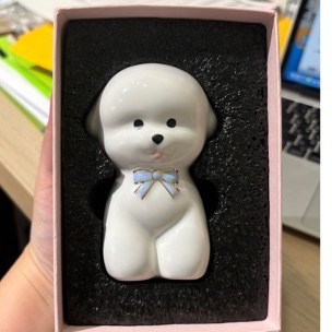 Tteokguknuna 年糕姐姐-手工緞帶比熊