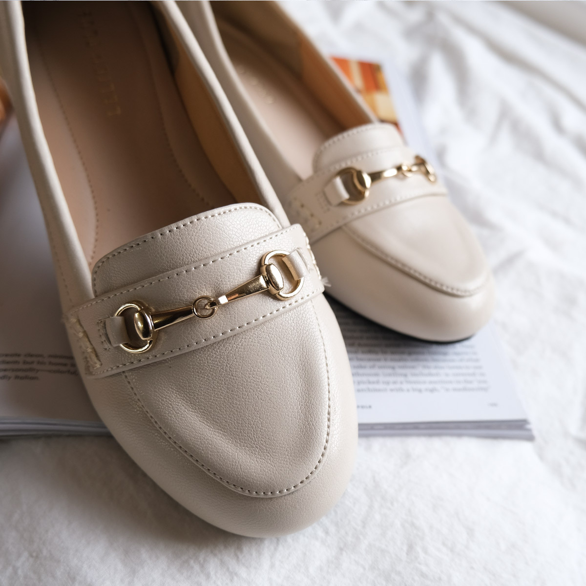 女款鑲鑽樂福鞋 超好走女鞋