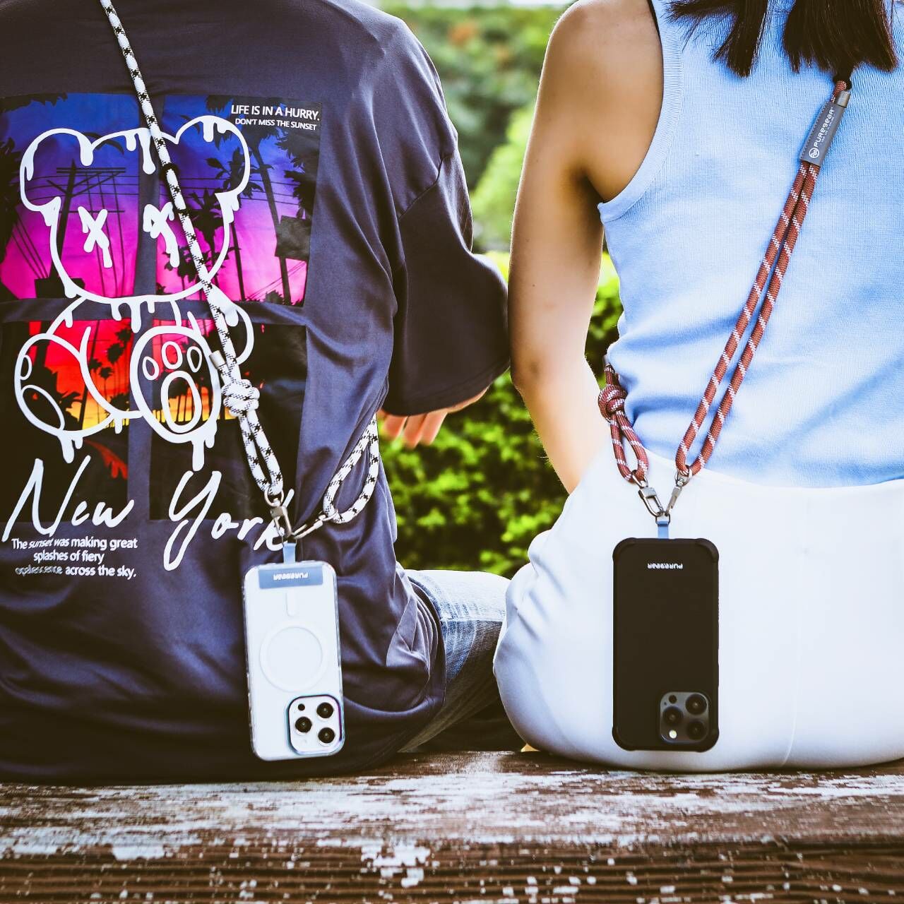 重磅運動休閒手機背帶 / (粉)