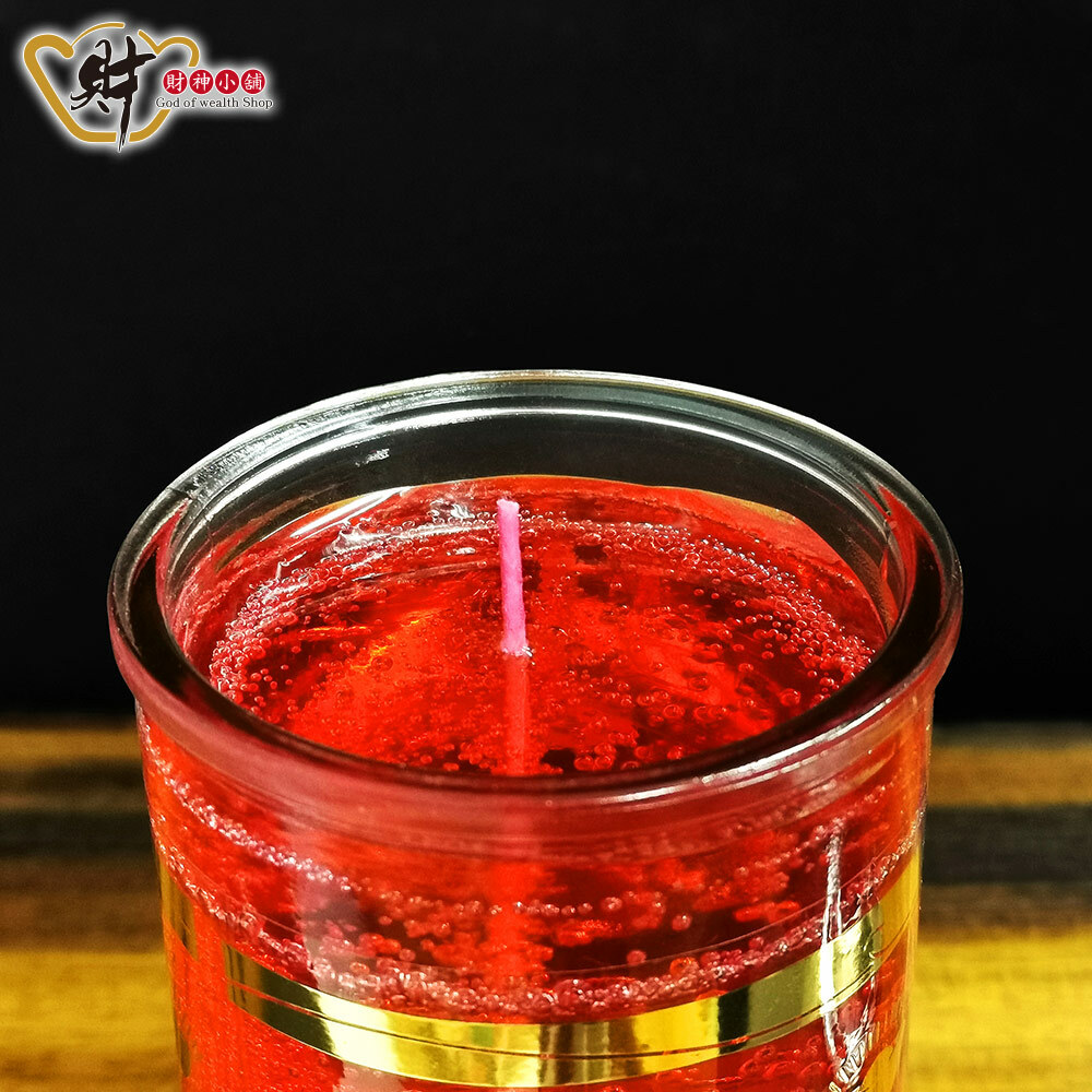 【財神小舖】招財進寶燈(果凍蠟燭)一對 (廠商直出、不參加免運及滿額贈優惠)