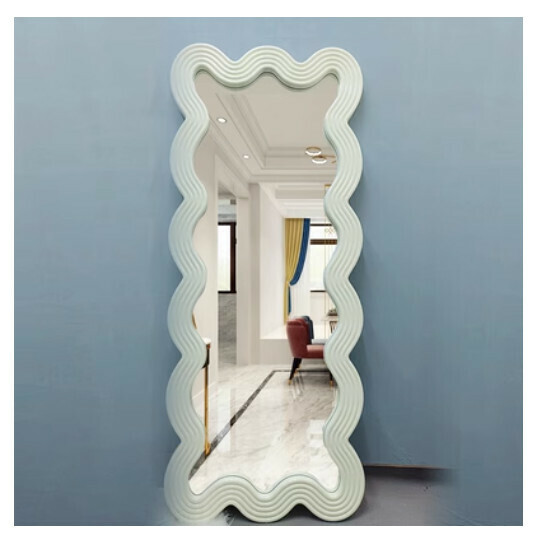 熱推全身鏡試衣鏡（奶白色(尺寸:高168*寬70cm)