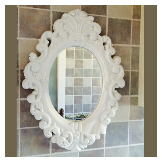 Hot recommended bathroom mirror and vanity mirror (small size all white (size: height 75cm*width 53cm)