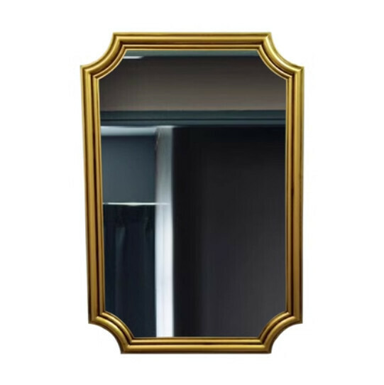 Hotly recommended bathroom mirror (antique gold (size: height 78*width 48cm)