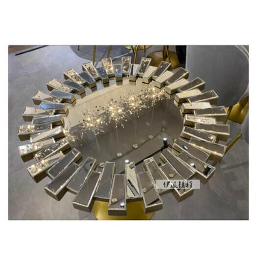 Hotly recommended bathroom mirror and vanity mirror (large antique silver (size: 80*80CM)
