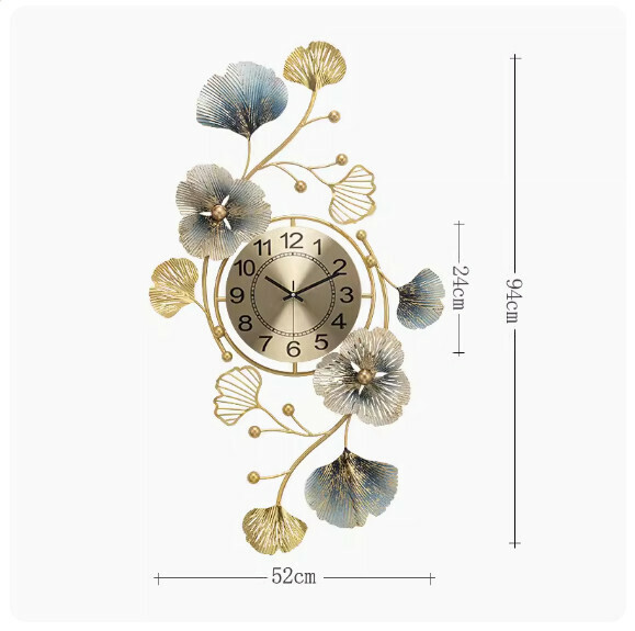 Hot recommended wall clock [52*94CM] [8879 vertical style plus size]