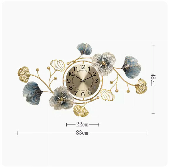 Hot recommended wall clock [83*48CM] [8879 horizontal style]
