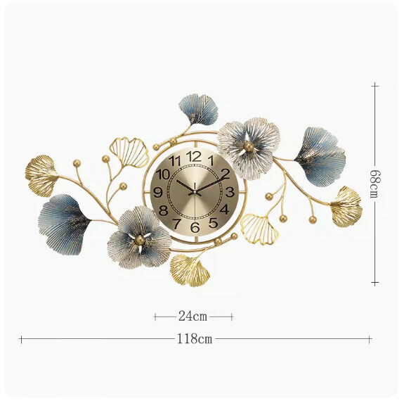 Hot recommended wall clock [118*68CM] [8879 horizontal flagship version]