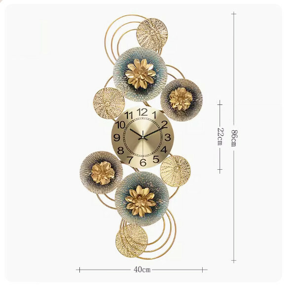 Hot recommended wall clock [8897 vertical style]
