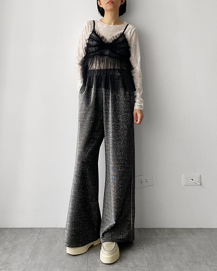 MFT-2559 蝴蝶結網紗上衣 ᴡʜɪᴛᴇ