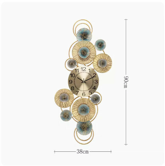 Hot recommended wall clock [8898 vertical style]