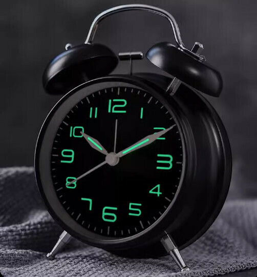 The most popular wake-up tool clock (4-inch luminous snooze)